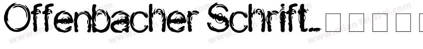 Offenbacher Schrift字体转换